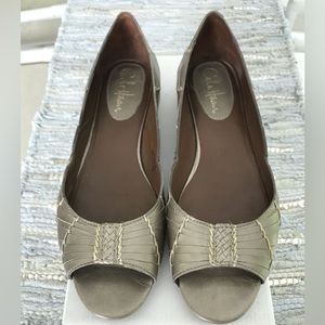 Cole Haan Air Nike sz 9 woven leather wedge